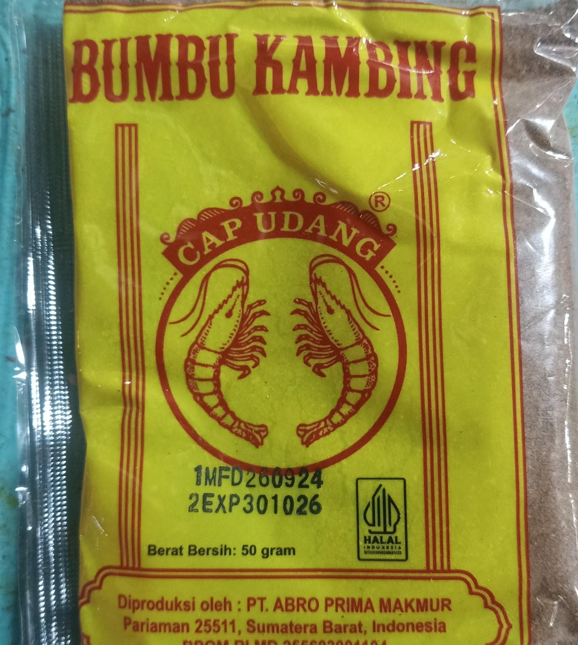 Bumbu Kambing (Cap Udang)